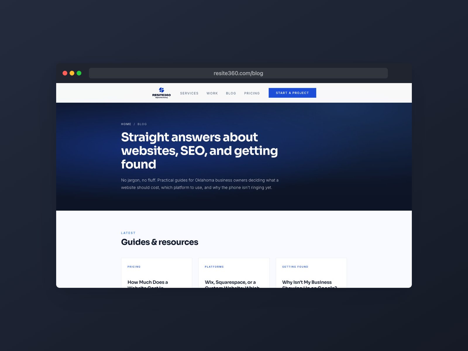 Resite360 - SEO resource hub